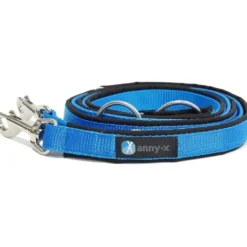 Anny-x Führleine Classic Bolt Fun, 3m, schwarz/blau