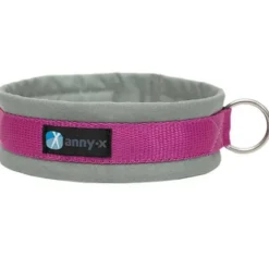 Anny-x Steckhalsband Fun, grau/pink