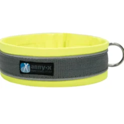 Anny-x Steckhalsband Protect, leuchtgelb/grau