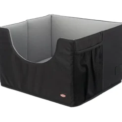Autositz 45×28×40 cm, schwarz/grau