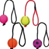 Ball am Seil, Moosgummi, schwimmt, 6cm/30cm