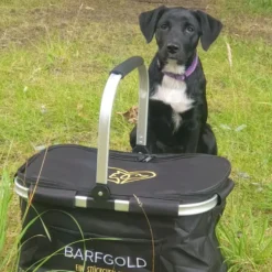 Barfgold Kühlkorb m. Vortasche und Reißverschluss