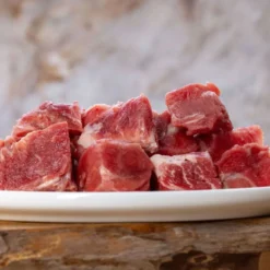 Barfgold Ziegenmuskelfleisch, durchwachsen, gewürfelt 1000g