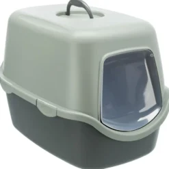 Be Eco Katzentoilette Vico, 40x40x56cm, anthrazit/grau-grün