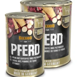 Belcando Pferd mit Kartoffel