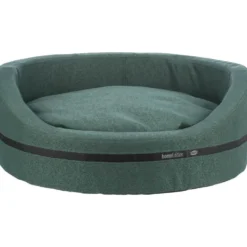 Bett CityStyle, oval, dunkelgrün