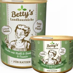 Betty's Landhausküche Dose Huhn, Kalb + Borretschöl