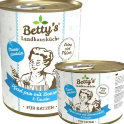 Betty's Landhausküche Dose Pferd PUR + Borretschöl