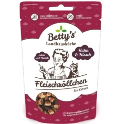 Betty's Landhausküche Fleischröllchen Huhn + Hirsch 50g