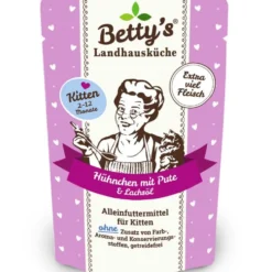 Betty's Landhausküche Pouch Kitten Hühnchen + Pute 100g