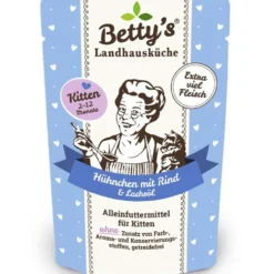 Betty's Landhausküche Pouch Kitten Hühnchen + Rind 100g