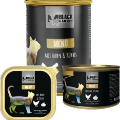Black Canyon Katze Menü mit Huhn und Kürbis