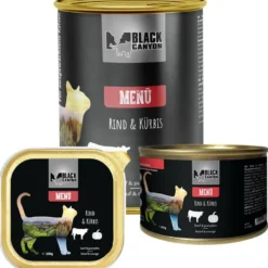 Black Canyon Katze Menü mit Rind und Kürbis