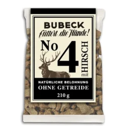 Bubeck Getreidefreier Snack Nr. 4 mit Hirsch 210g