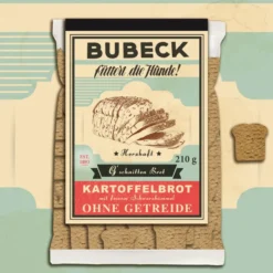 Bubeck Gschnitten Brot mit Truthahnfleisch 210g