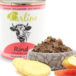 Carlino Menü - Rind mit Kartoffel und Apfel