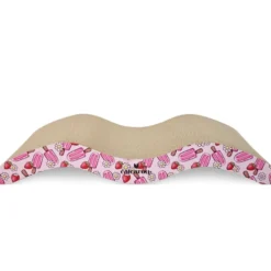 Catcarou Kratzbrett Bird Small strawberry 45x21x7 cm