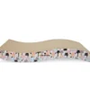 Catcarou Kratzbrett Wave Small cat pattern 45x21x7 cm