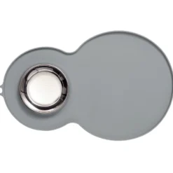 Catit Silikonmatte Erdnuss, 46x29cm, grau