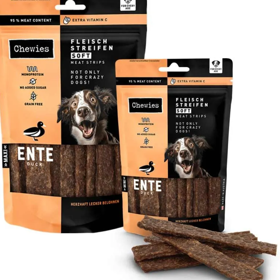 Chewies Fleischstreifen Soft Ente