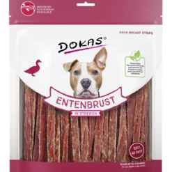 Dokas Dog Snack Entenbrust in Streifen 500g