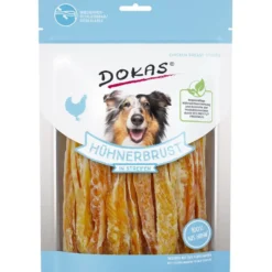 Dokas Dog Snack Hühnerbrust in Streifen 250g