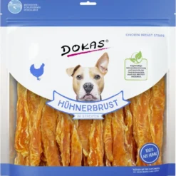 Dokas Dog Snack Hühnerbrust in Streifen 900g