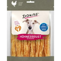 Dokas Dog Snack Hühnerbrust in Streifen - Tierwohl 170g