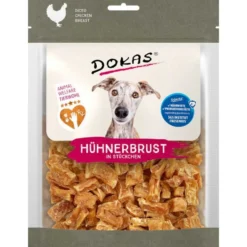 Dokas Dog Snack Hühnerbrust in Stückchen - Tierwohl 170g