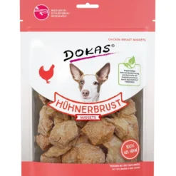 Dokas Dog Snack Hühnerbrust Nuggets gefriergetrocknet 110g