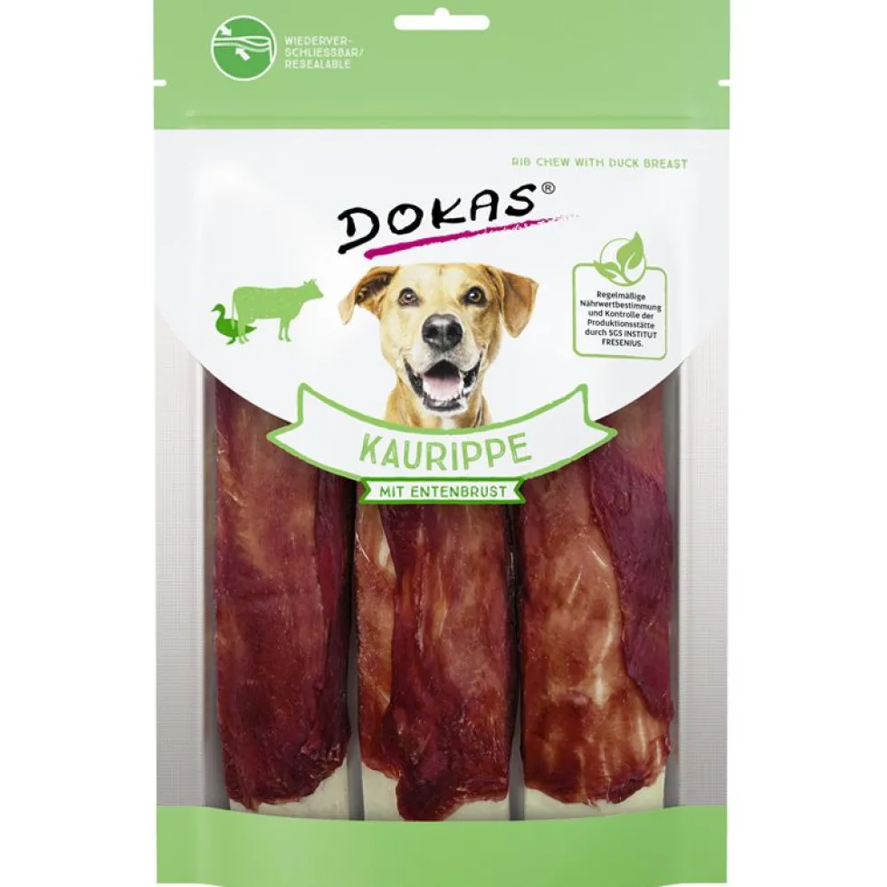Dokas Dog Snack Kaurippe mit Entenbrustfilet 210g