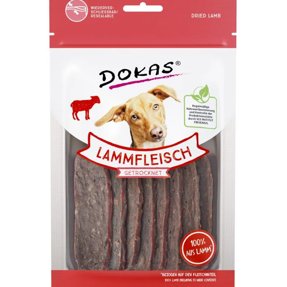 Dokas Dog Snack Lammfleisch getrocknet 70g