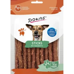 Dokas Dog Snack Sticks mit Hagebutte 105g