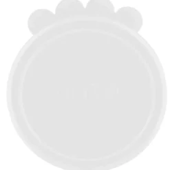 1 Dosendeckel, Silikon, 10,6 cm, transparent