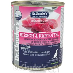 Dr. Clauders Selected Meat Hair+Skin Hirsch+Kartoffel 800g