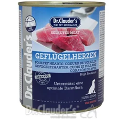 Dr. Clauders Selected Meat Prebiotics Geflügelherzen 800g