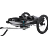 Fahrrad-Anhänger für Hunde Gr. M bis 22 kg, grau