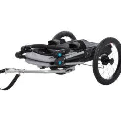 Fahrrad-Anhänger für Hunde Gr. S bis 15 kg, grau