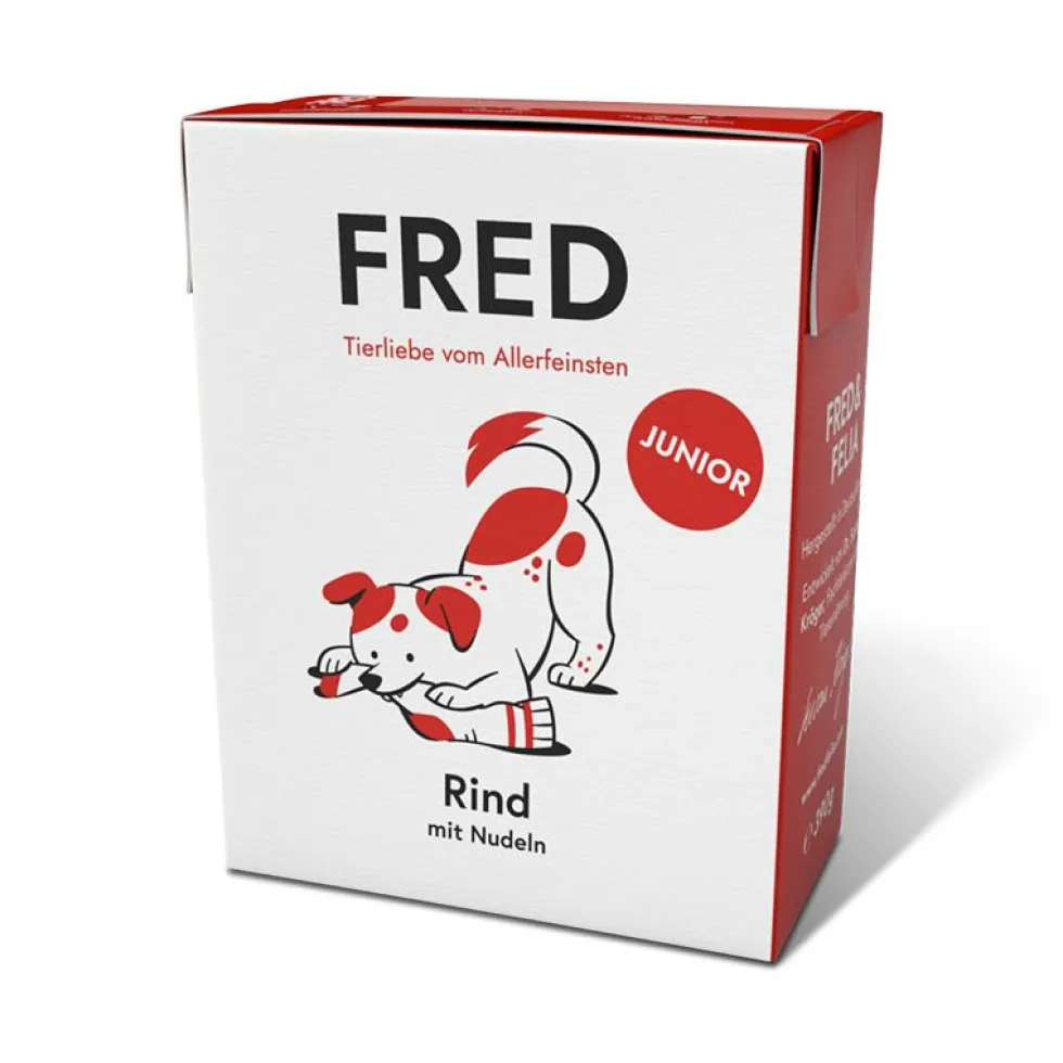 FRED JUNIOR Rind mit Nudeln 390g