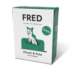 FRED SENIOR Hirsch + Pute mit Amaranth 390g