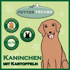 Futterfreund Trockenfutter Kaninchen + Kartoffeln