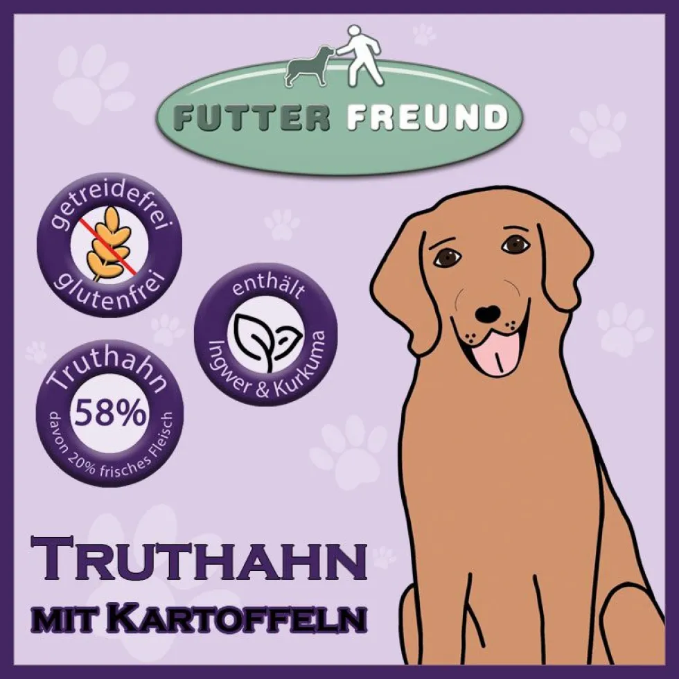 Futterfreund Trockenfutter Truthahn + Kartoffeln