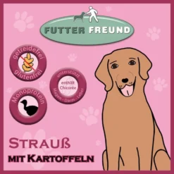 Futterfreund Trockenfutter Strauß + Kartoffeln