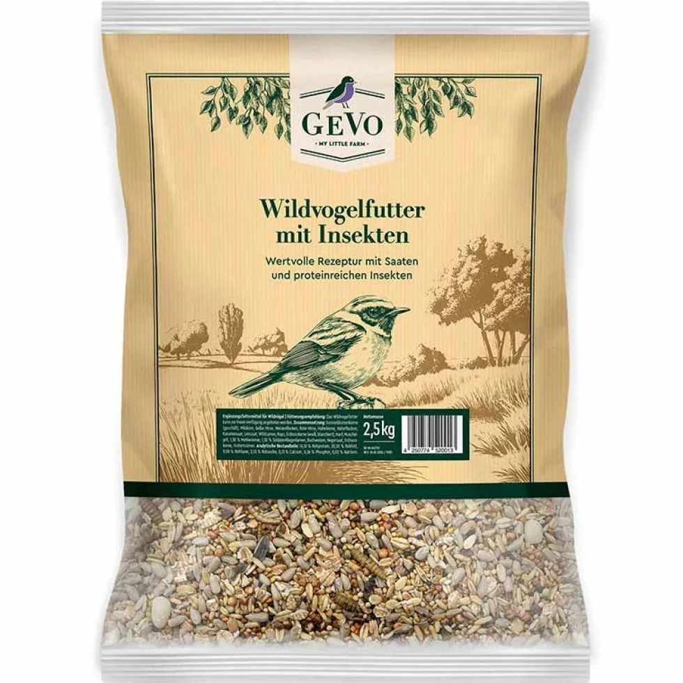 GEVO Wildvogelfutter mit Insekten 2,5 kg
