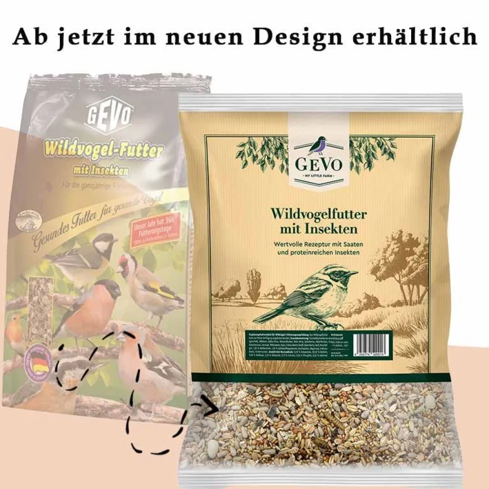GEVO Wildvogelfutter mit Insekten 2,5 kg