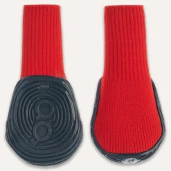 Goo-eez Dog Boots Ultras, 2 Stück, rot/schwarz