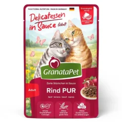 GranataPetKatze DeliCATessen in Sauce Rind PUR 100g