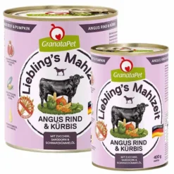 Granatapet Lieblingsmahlzeit Angus Rind und Kürbis