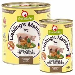 Granatapet Lieblingsmahlzeit Geflügel und ital. Schinken