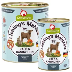Granatapet Lieblingsmahlzeit Kalb und Kaninchen
